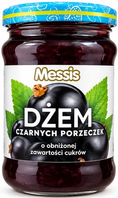 Джем з малим вмістом цукру Messis Смородина 280 г 14035 фото