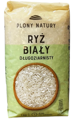 Рис білий Plony Natury 1 кг 15009 фото