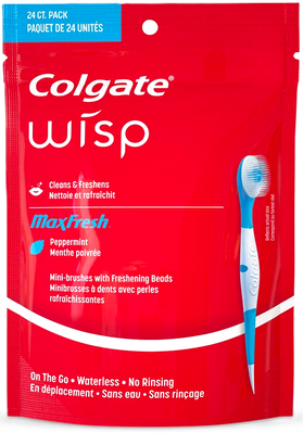 Зубні щітки Colgate Wisp MaxFresh одноразові 24 шт 15750 фото