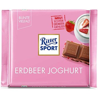 Шоколад Ritter Sport 100 г Полуниця Йогурт 08101 фото