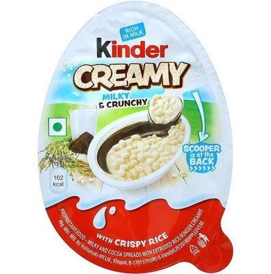 Шоколад Kinder Creamy Milky & Crunchy 19 г 11845 фото