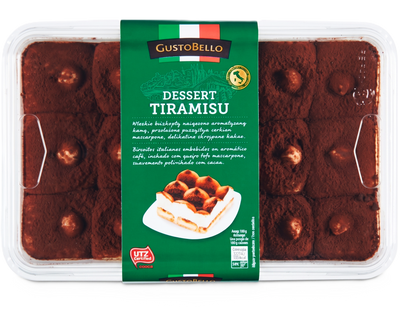 Десерт Gustobello Тірамісу 500 г 01158 фото