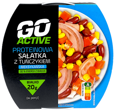 Салат протеїновий Go active З тунцем 160 г 15420 фото