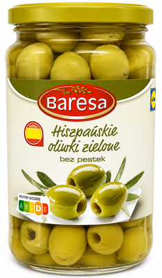 Оливки Baresa Без кісточки 340 г 13881 фото