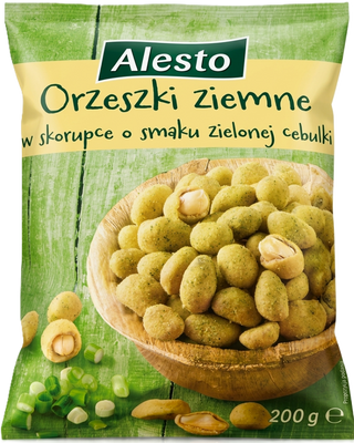 Арахіс Alesto З цибулею 200 г 08421 фото