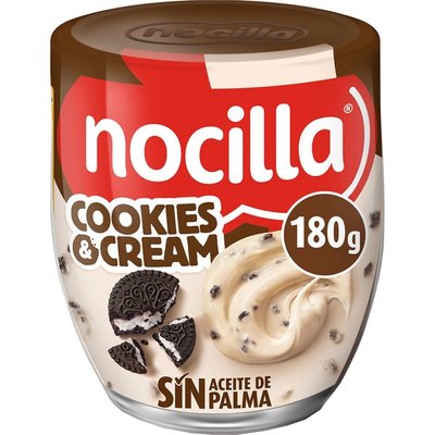 Шоколадна паста Nocilla 180 г Молочна з крихтами печива 11125 фото