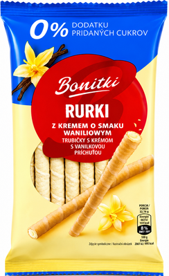 Трубочки без цукру Bonitki Ваніль 150 г 15615 фото
