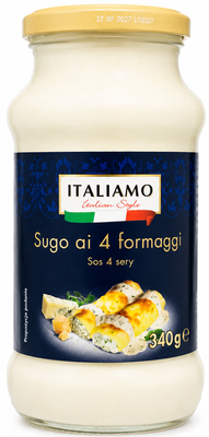 Соус Italiamo 4 сири 340 г 05746 фото