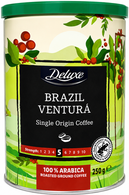 Кава мелена Deluxe Brazil 250 г 15614 фото