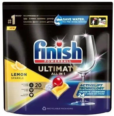 Капсули для посудомийки Finish Ultimate 25 шт 14770 фото
