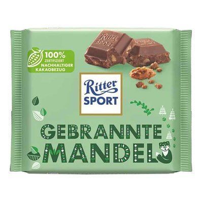 Шоколад Ritter Sport 100 г Карамалезований мигдаль 10457 фото