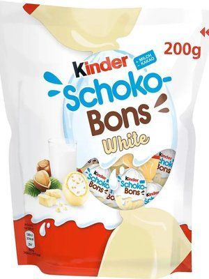 Цукерки Schoko-Bons 200 г Білий Шоколад 05794 фото