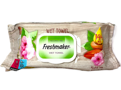 Вологі серветки Freshmaker 144 шт 13515 фото