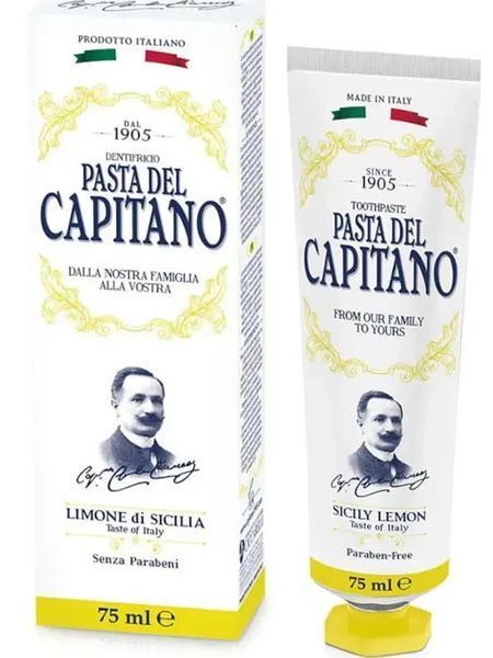 Зубна паста Capitano Лимонна 75 мл 06545 фото
