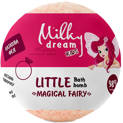 Бомбочка для ванни з каблучкою Milky Dream Казкова фея 75 г 15045 фото