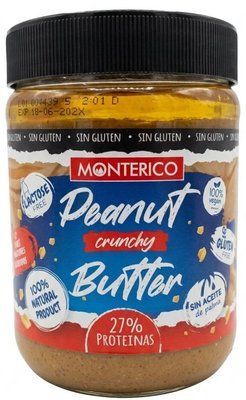 Арахісова Паста Monterico Crunchy 500 г Без цукру 11124 фото