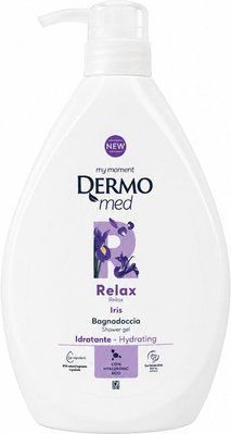 Гель для душу Dermomed Ірис 1 л 06773 фото