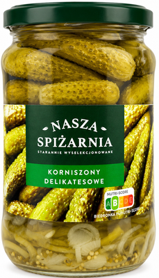 Огірки Корнішони Nasza 680 г 04883 фото