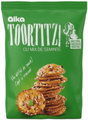 Снеки Alka Toortitzi Мікс насіння 180 г 15523 фото