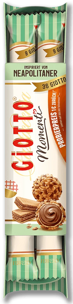 Цукерки Giotto Ferrero Шоколадно-горіховий крем 154 г 15428 фото