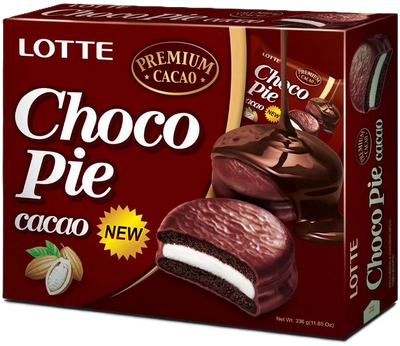 Печиво Lotte Choco pie Какао 336 г 14720 фото