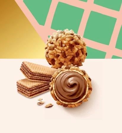 Цукерки Giotto Ferrero Шоколадно-горіховий крем 154 г 15428 фото
