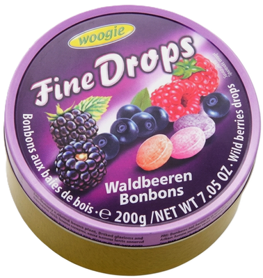 Льодяники Fine drops Ягоди 200 г 00717 фото