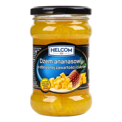 Джем з малим вмістом цукру Helcom Ананас 320 г 10939 фото