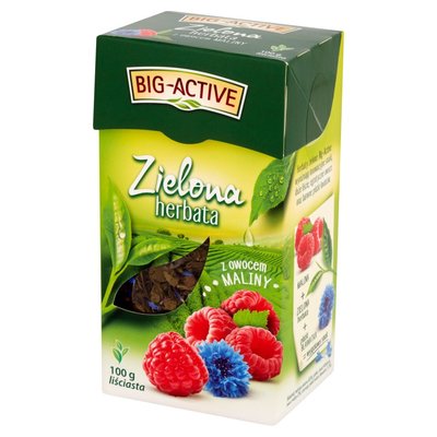 Чай Big-Active 100Г Зел Малина 05105 фото