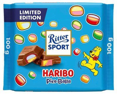 Шоколад Ritter Sport Haribo Pico Balla 100 г 15887 фото