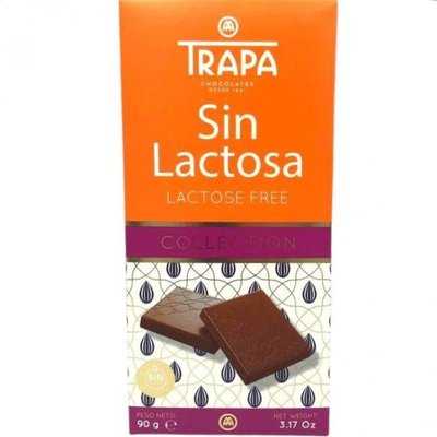 Шоколад Без лактози Trapa 90г 06528 фото