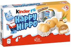 Батончики Kinder Happy Hippo 103 г Горіховий Крем 05948 фото