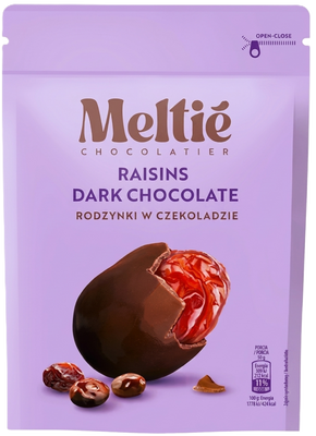 Родзинки в шоколаді Meltie 280 г 12858 фото