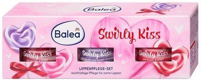 Набір бальзамів для губ Balea Swirly Kiss 3x17 г 15712 фото