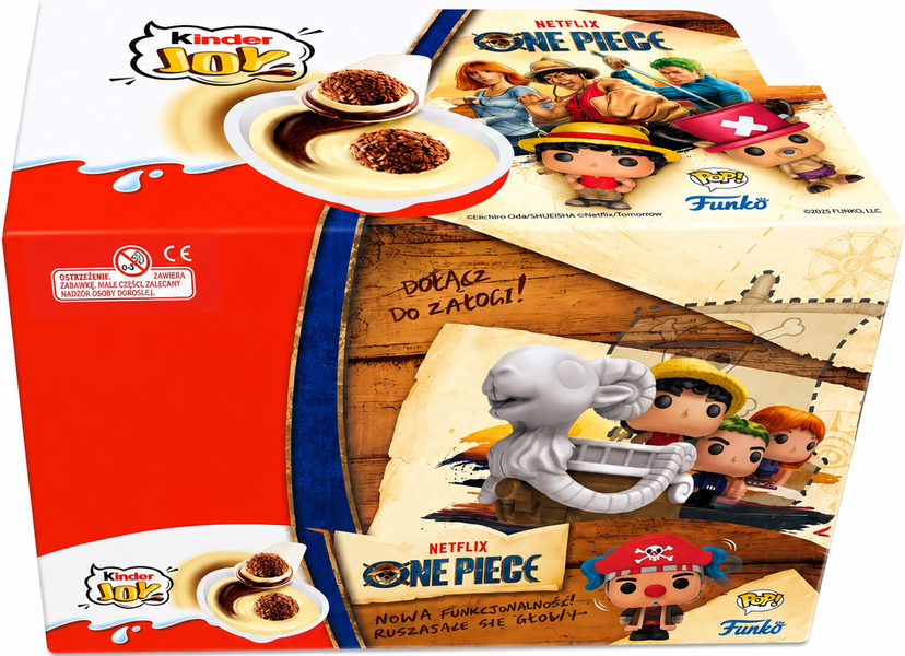 Яйця Kinder Joy One piece 72 шт 15630 фото