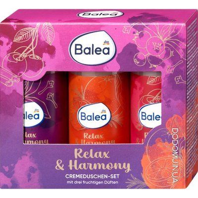 Набір гелів для душу Balea Relax&Harmony 3x100 мл 15713 фото