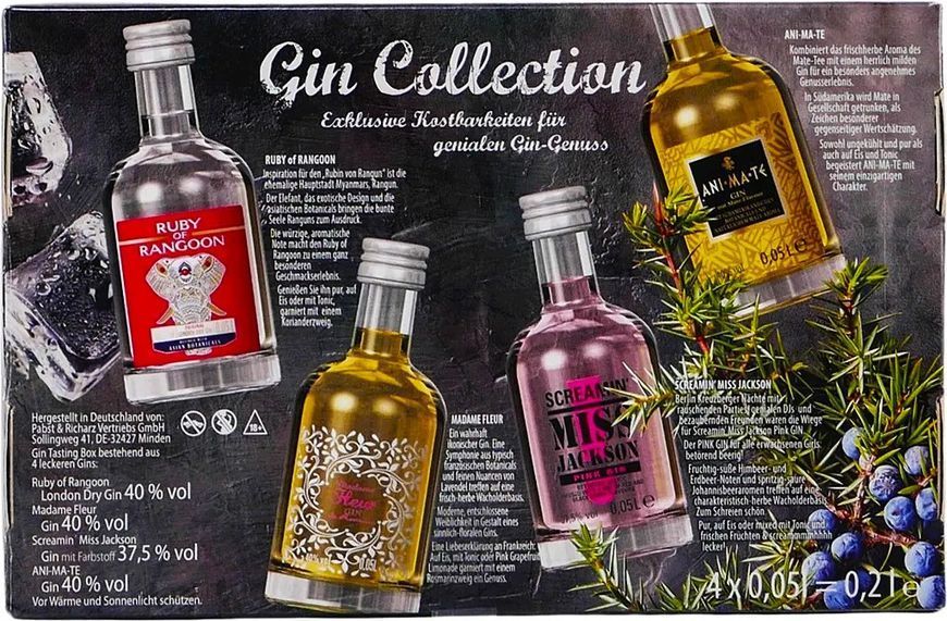Набір Gin Collection 4x50 мл 13336 фото
