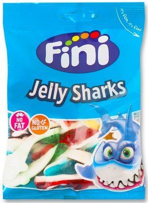 Желейні цукерки Fini jelly sharks 90 г 11305 фото