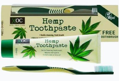 Зубна паста з щіткою XOC HEMP з конопляною олією 100 мл 12891 фото