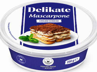Крем сир маскарпоне Delikate 250 г 11408 фото