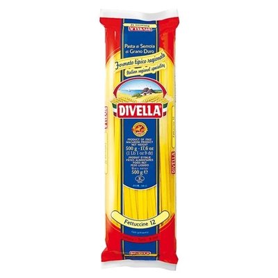 Спагетті Divella 500г Fettuccine 12 07892 фото