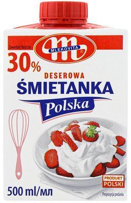 Вершки Mlekovita 30% 500 мл 01318 фото