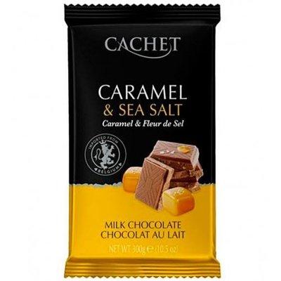 Шоколад Cachet 300г Солена Карамель 03475 фото