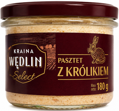 Паштет Kraina Wedlin Кролик 180 г 14431 фото