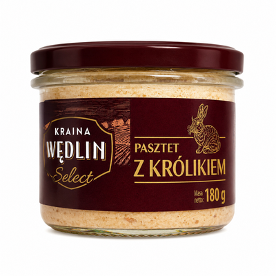 Паштет Kraina Wedlin Кролик 180 г 14431 фото