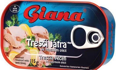 Печінка Тріски Giana 115 г 01326 фото