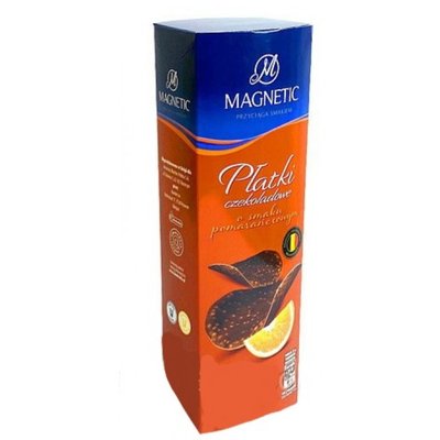 Чіпси Шоколадні Magnetic 125г Апельсин 05821 фото