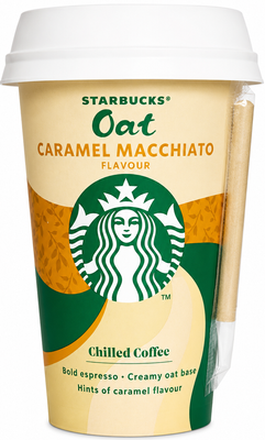 Макіато карамельне Starbucks На вівсяному 220 мл 15577 фото