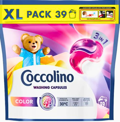 Капсули Coccolino Для кольорового 39 шт 15150 фото