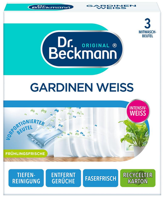 Засіб для прання штор та гардин Dr.Beckmann 3х40 г 13770 фото